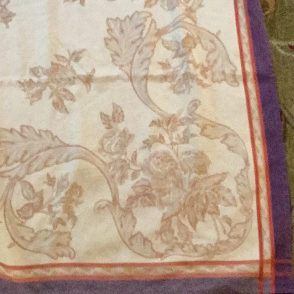 ⚜️ Les Tissages Tablecloth  FRENCH SCROLLED LUXURIOUS LINEN  100% COTTON